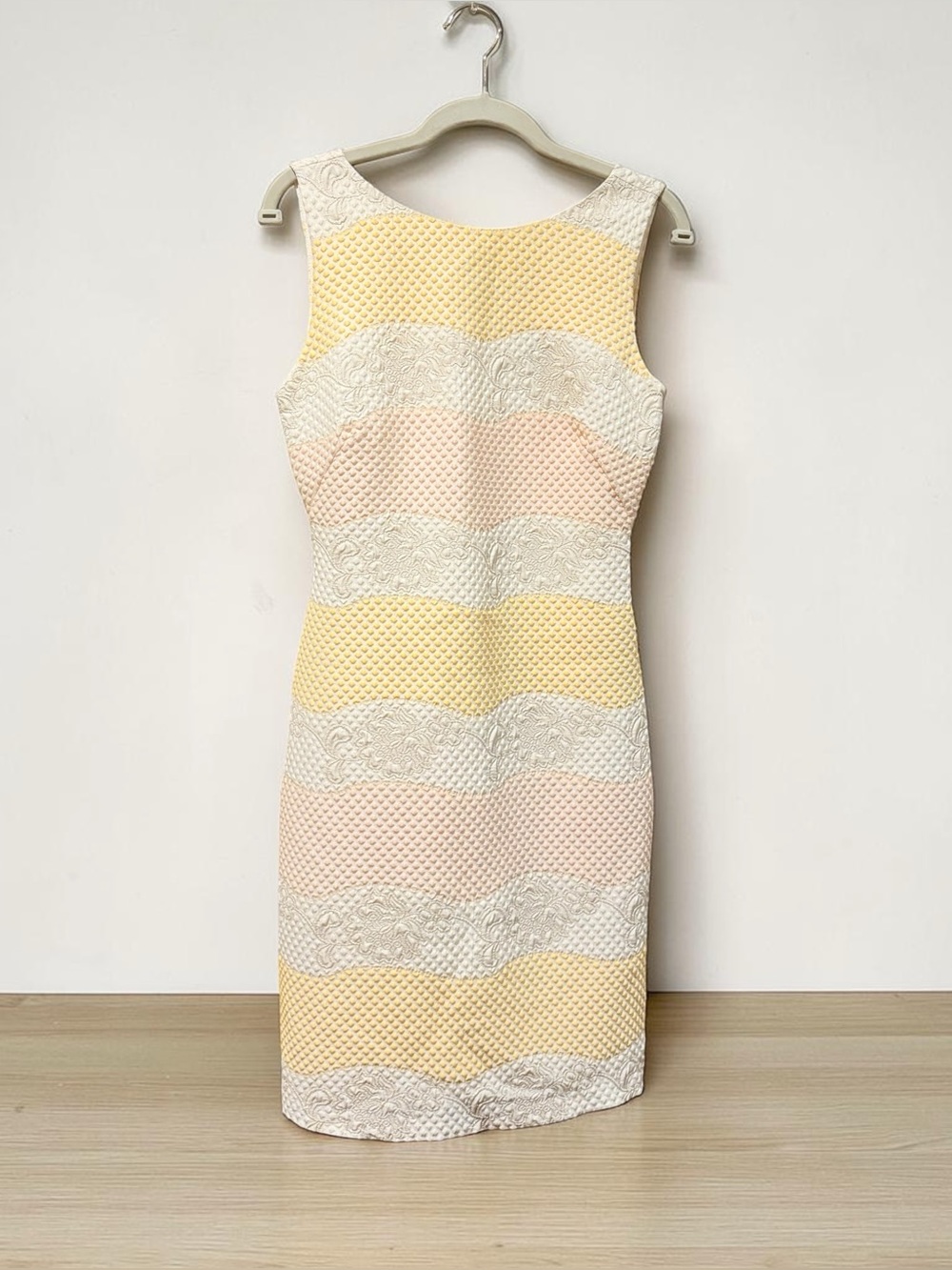 Sandro Ferrone Abito jaquard sheath sleeveless dress size 40 US 4/6